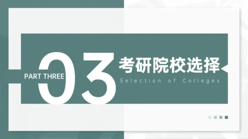 绿色简约考研PPT模板