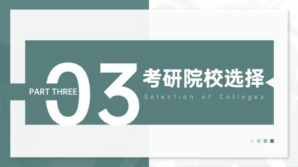 绿色简约考研PPT模板