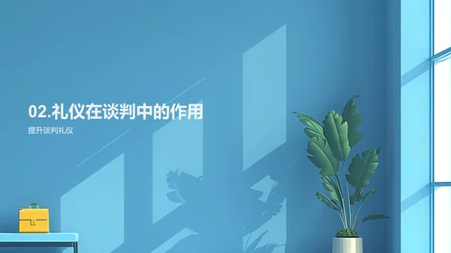 提升谈判礼仪PPT模板