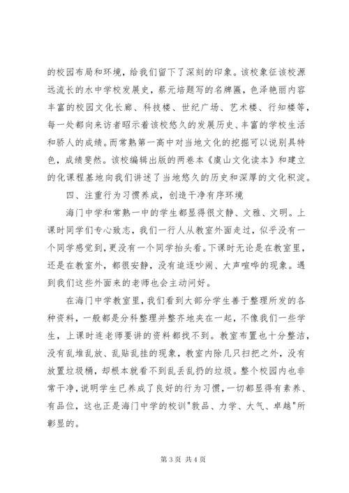 赴外校参观学习心得.docx