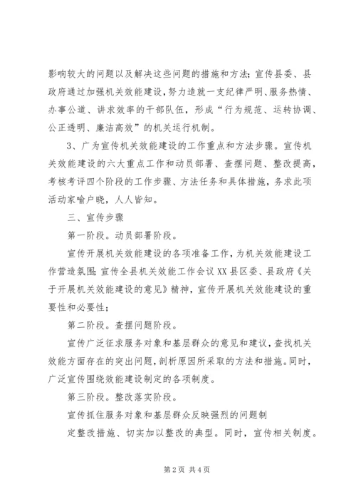 机关效能建设的工作计划.docx