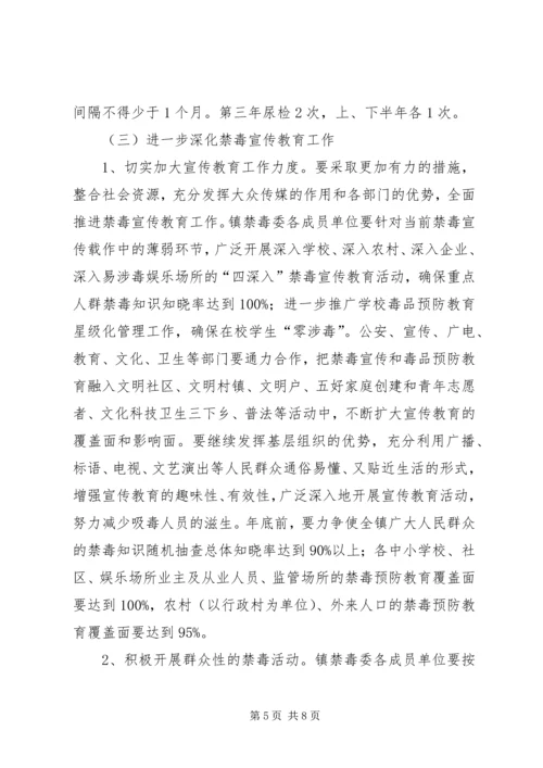 镇禁毒重点整治工作方案.docx