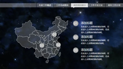 动感星球宇宙星空片头科技公司通用PPT模板