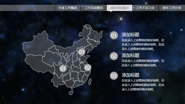 动感星球宇宙星空片头科技公司通用PPT模板