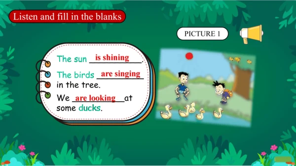 外研社六下 Module3 Unit1 The sun is shininig.