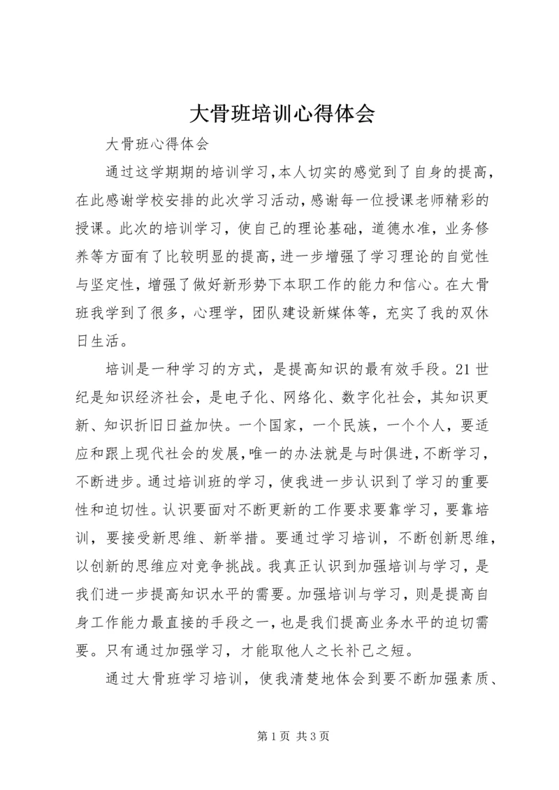 大骨班培训心得体会 (4).docx