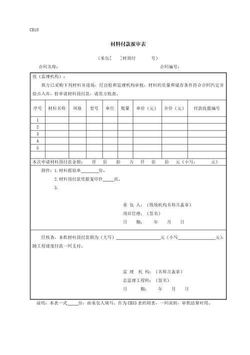 水利工程施工用表XXXX215