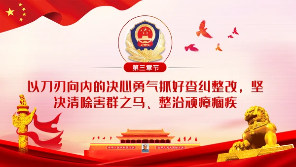 全国政法队伍教育整顿解读公安反腐党课