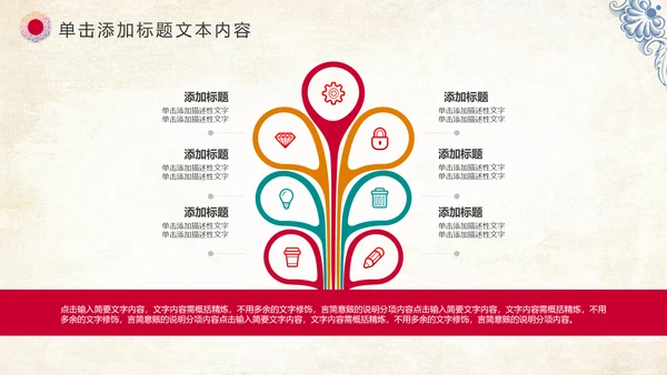 唯美新疆维吾尔族风格民族风传统文化ppt模板