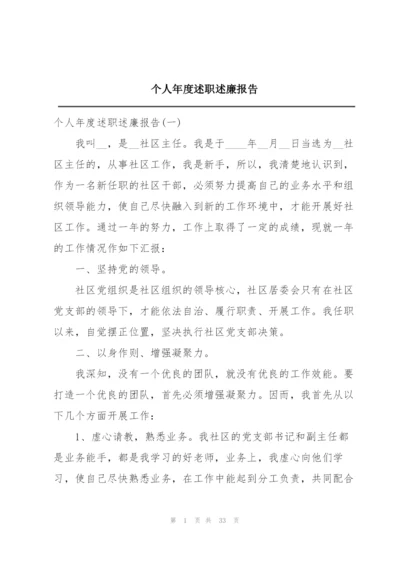 个人年度述职述廉报告.docx