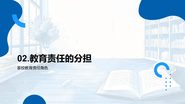 家校合作共育方略PPT模板