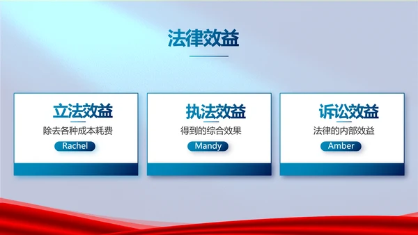 蓝色严谨法律知识讲座宣传动态PPT模板