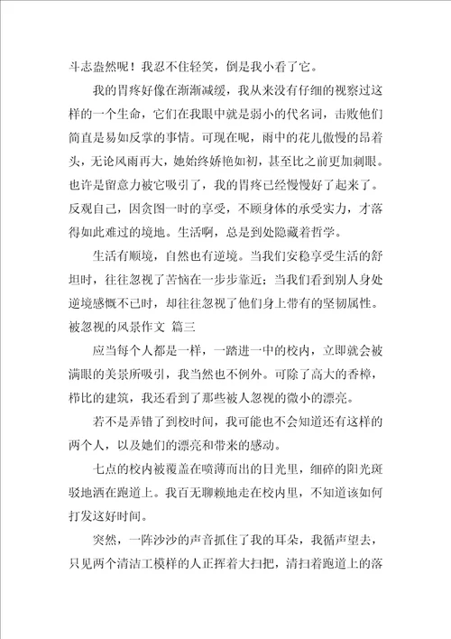 那些被忽略的群体作文优秀8篇