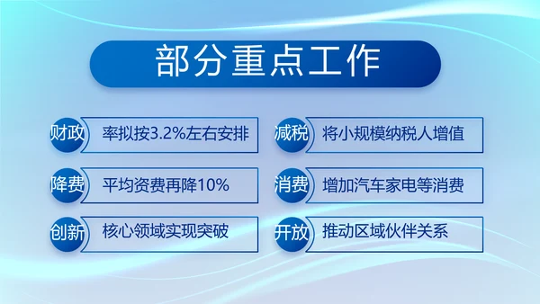 蓝色大气党建党支部工作专题PPT党课