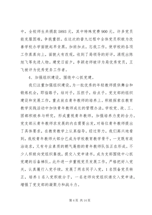 对党支部书记评价.docx
