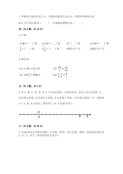 最新人教版小升初数学模拟试卷附参考答案【突破训练】.docx