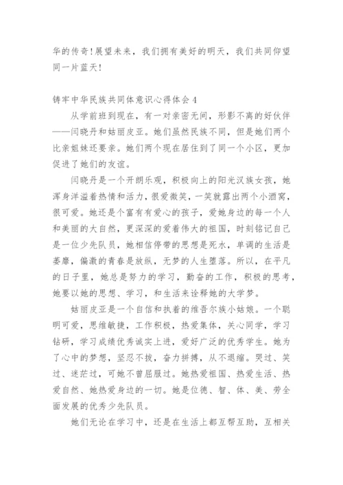 铸牢中华民族共同体意识心得体会.docx