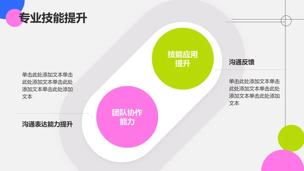 粉色几何风实习转正述职报告模板