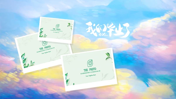 唯美清新毕业典礼毕业季毕业纪念册ppt模板