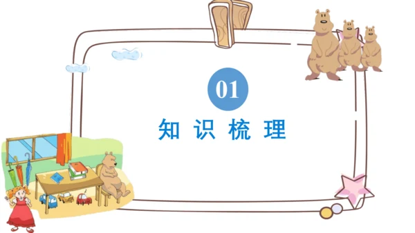 Unit 1 Goldilocks and the three bears  复习课件(共32张PP