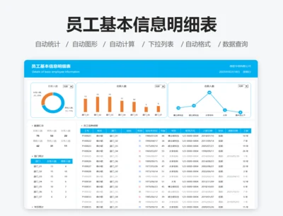 员工基本信息明细表
