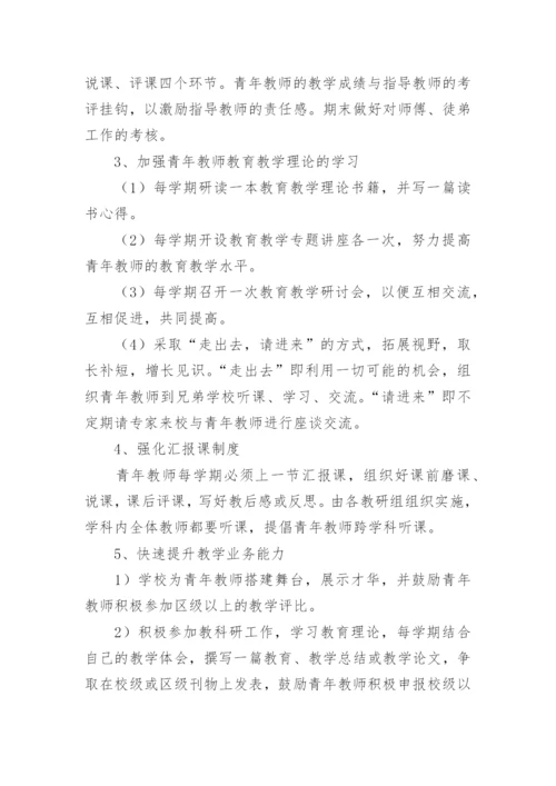 名师骨干教师培养计划.docx