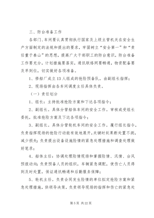 防汛防台应急处理与救援预案_1.docx