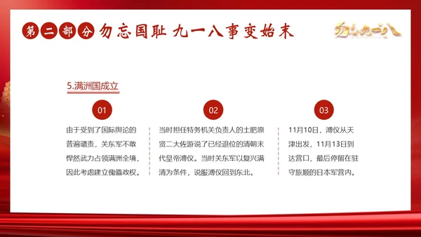 九一八事变勿忘九一八勿忘国耻918PPT课件
