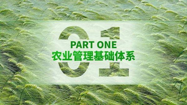 深绿色商务风芒种技术培训农业管理与创新实践ppt模板