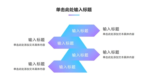 流体渐变工作项目总结ppt模板