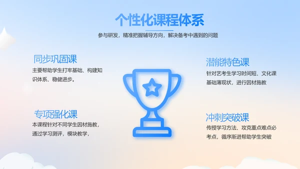 蓝色大气公务员培训课程动态PPT模板