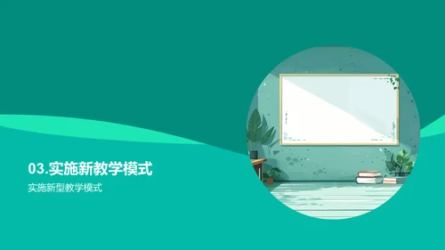 新教学模式实施报告PPT模板