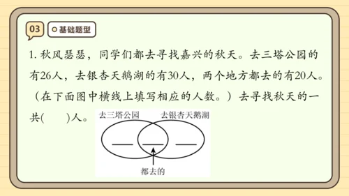 第九单元数学广角——集合【单元复习篇】课件 (共28张PPT) 人教版 三年级上册数学