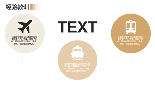 飞机航空运输通用PPT模板