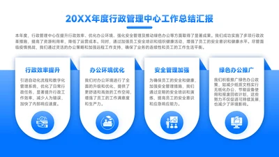 蓝色简约风工作汇报
