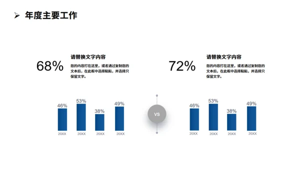 蓝色行政部年终工作总结通用PPT模板