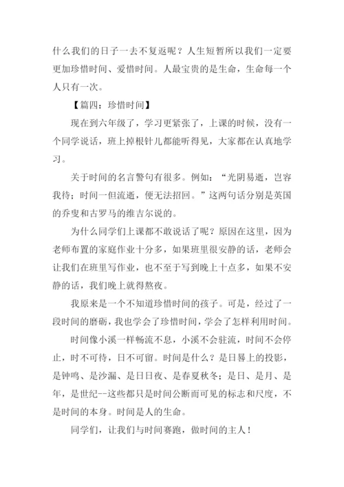 珍惜时间的作文300字.docx