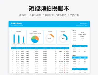 短视频拍摄脚本