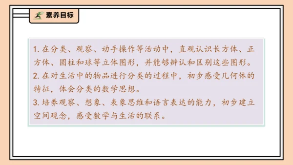 【课堂无忧】人教版一年级上册-3.1 立体图形的认识（课件）(共30张PPT)