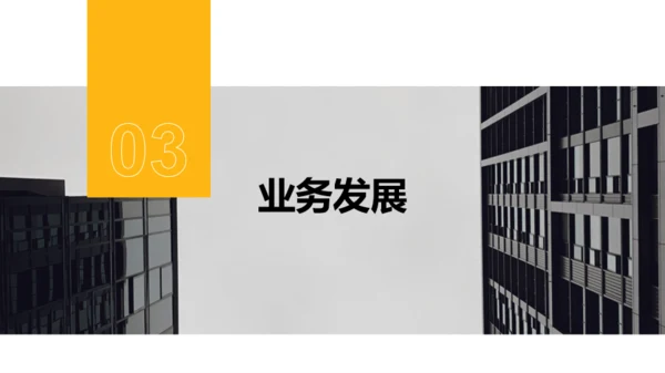 黄黑色商务风通用行业年终总结PPT模板
