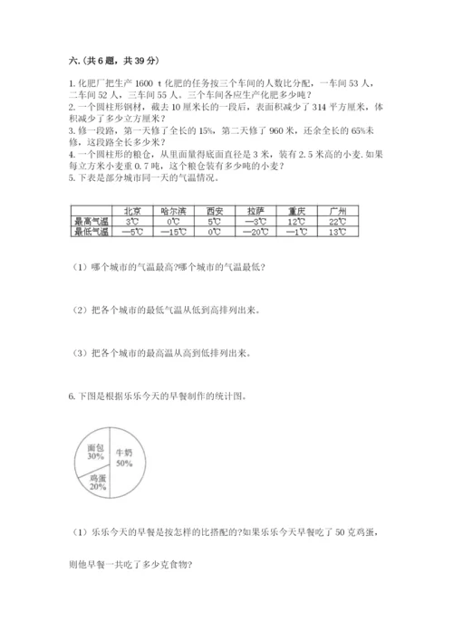 苏教版六年级数学小升初试卷附答案【名师推荐】.docx