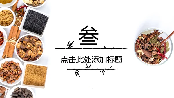 传统中医学中医院中医文化中草药PPT模板