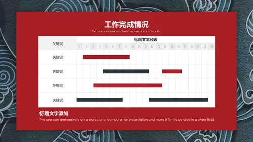 浮士绘巨浪纹理年度工作总结汇报通用PPT模板