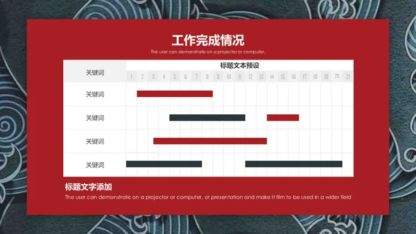 浮士绘巨浪纹理年度工作总结汇报通用PPT模板