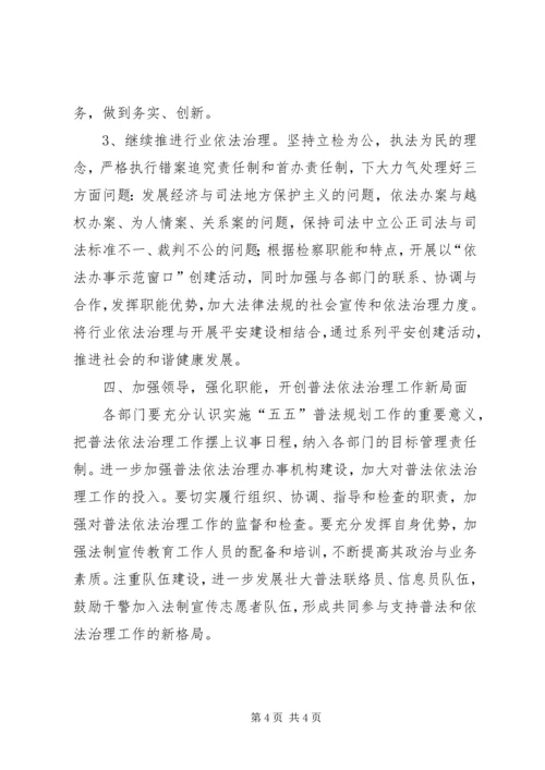 检察院XX年普法依法治理工作计划 (3).docx