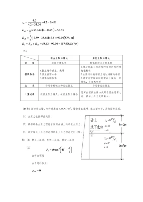 土力学与基础工程期末复习资料.docx