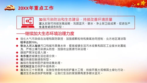 全国两会政府工作报告要点解读PPT
