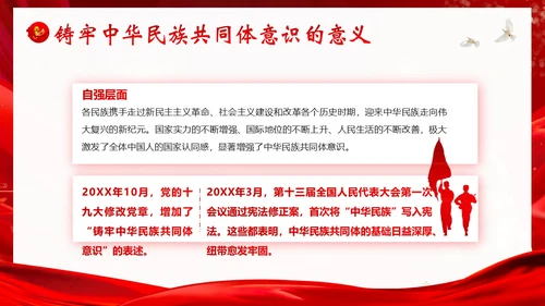 铸牢中华民族共同体民族团结党建PPT课件党课