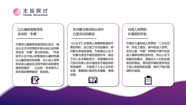 《小王子》名著导读儿童文学ppt模板
