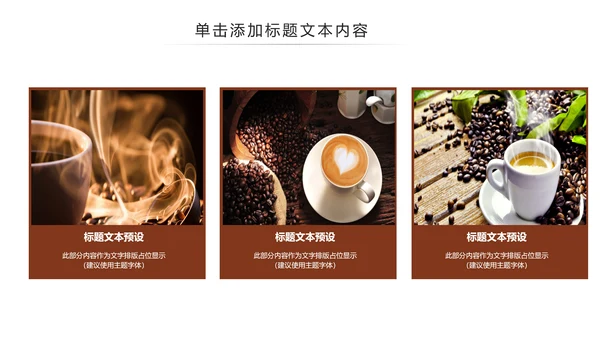 西餐厅咖啡产品介绍下午茶咖啡厅PPT模板